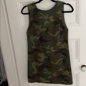 Alice and Olivia Camo Shift Dress